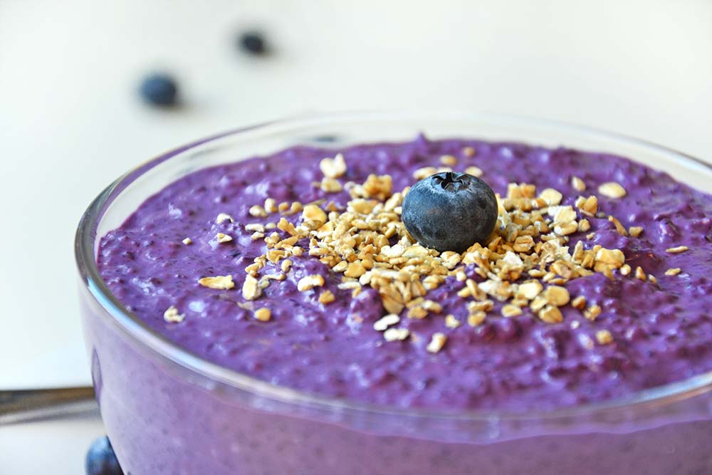 Blueberry overnight oats