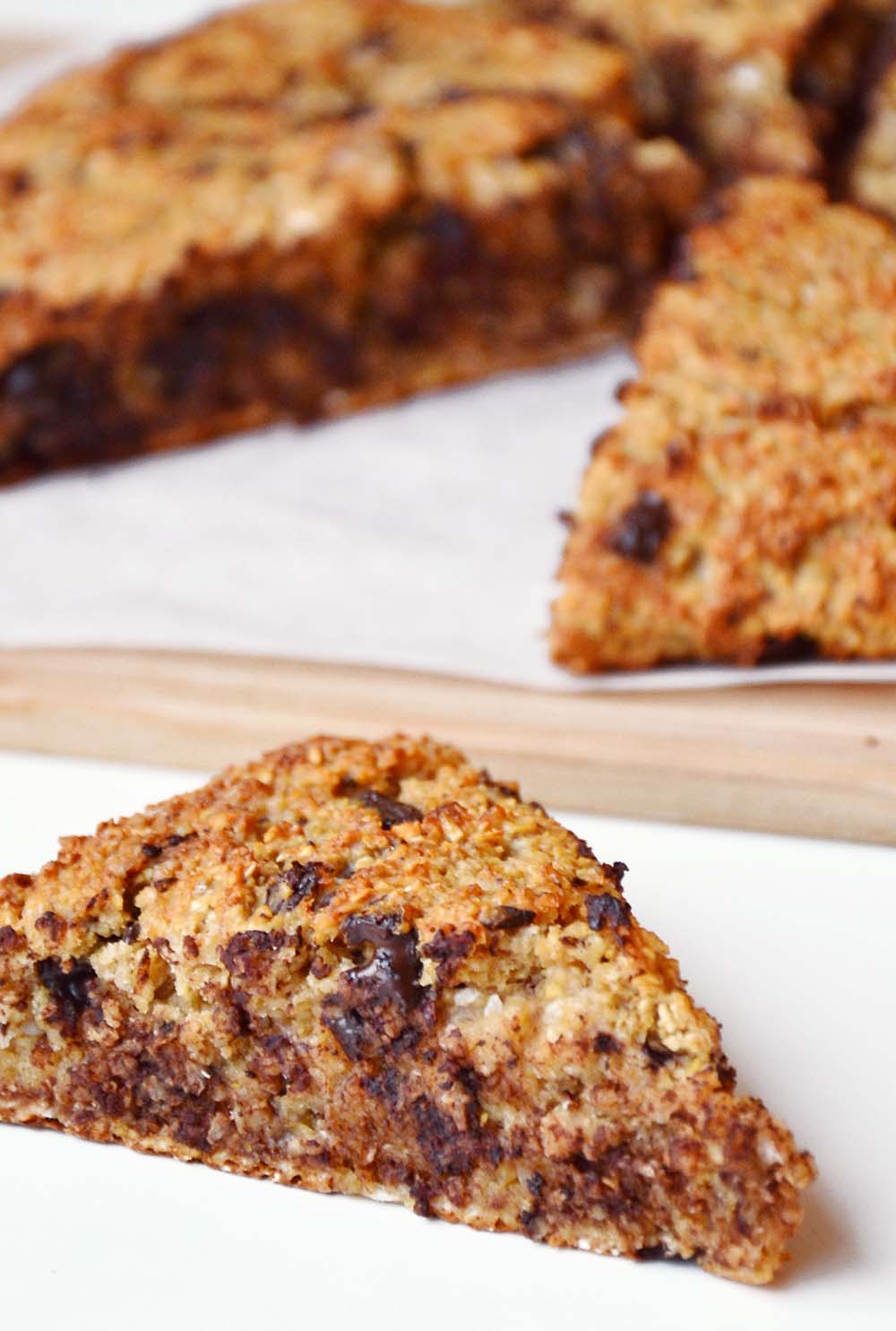 Oatmeal chocolate scones